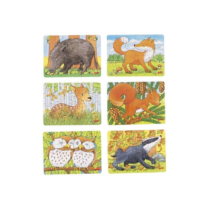 Minipuzzles animales