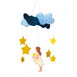 Móvil lluvia de estrellas.
