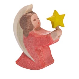 Angel rojo con estrellita.