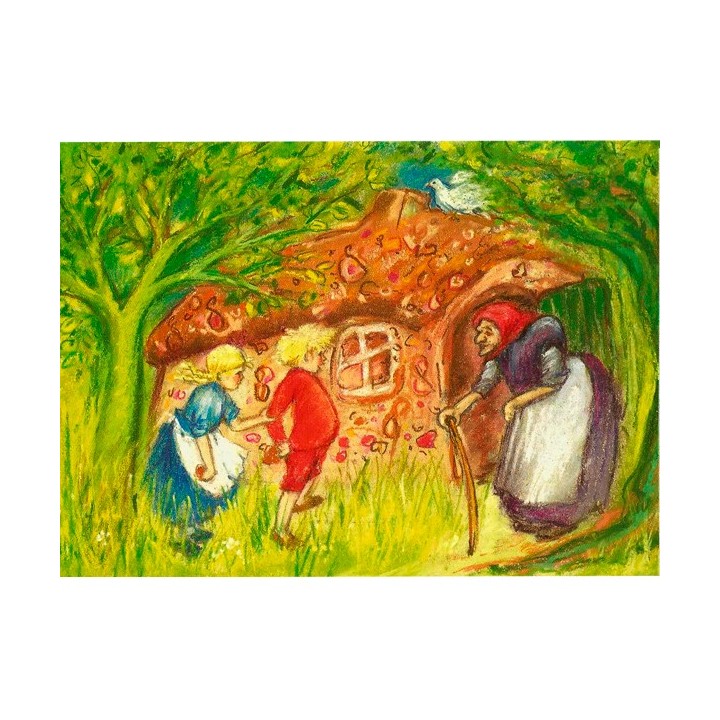 Postal - Hansel y Gretel.
