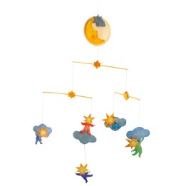 Móvil estrellas pequeñas.