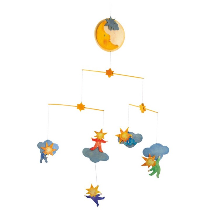 Móvil estrellas pequeñas.