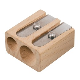 Sacapuntas doble de madera
