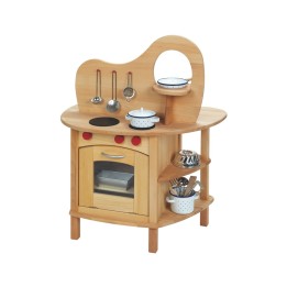 Cocina y fregadero.