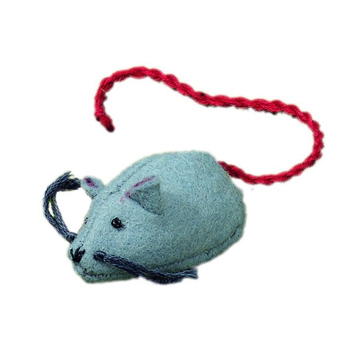 Ratón de fieltro.