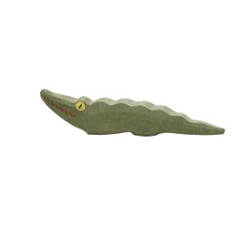 Cocodrilo de madera pequeño.