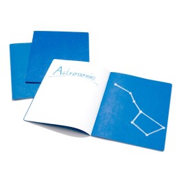 Cuaderno vertical para astronomía