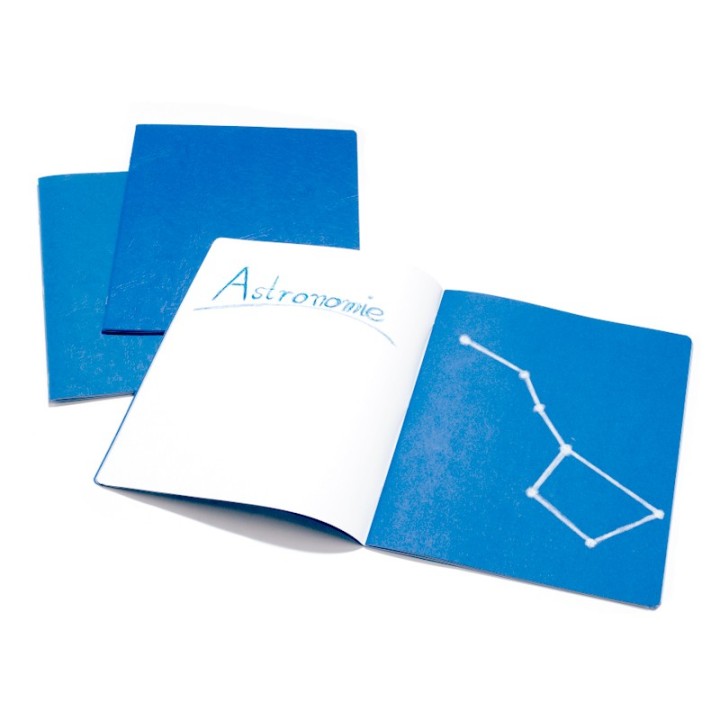Cuaderno vertical para astronomía