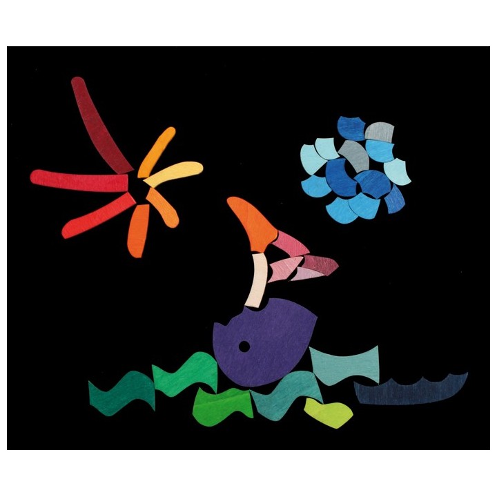 Puzzle magnetico - Pato.