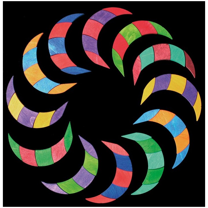 Puzzle magnético grande  - Espiral de colores