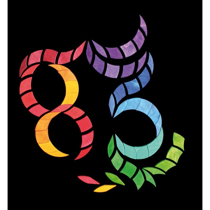 Puzzle magnético grande  - Espiral de colores