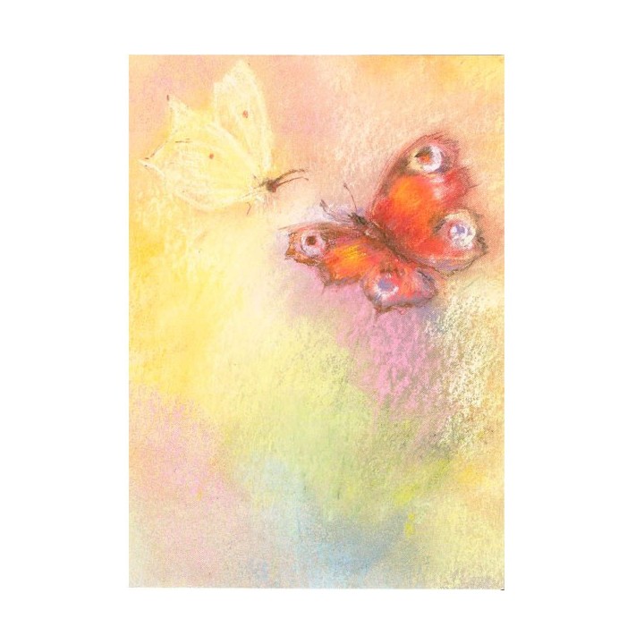 Postal - Mariposas.