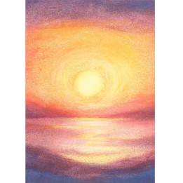 Postal - El atardecer