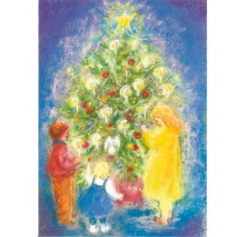 Postal Árbol de Navidad
