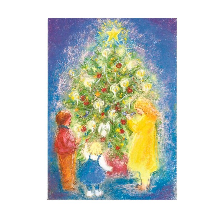 Postal Árbol de Navidad