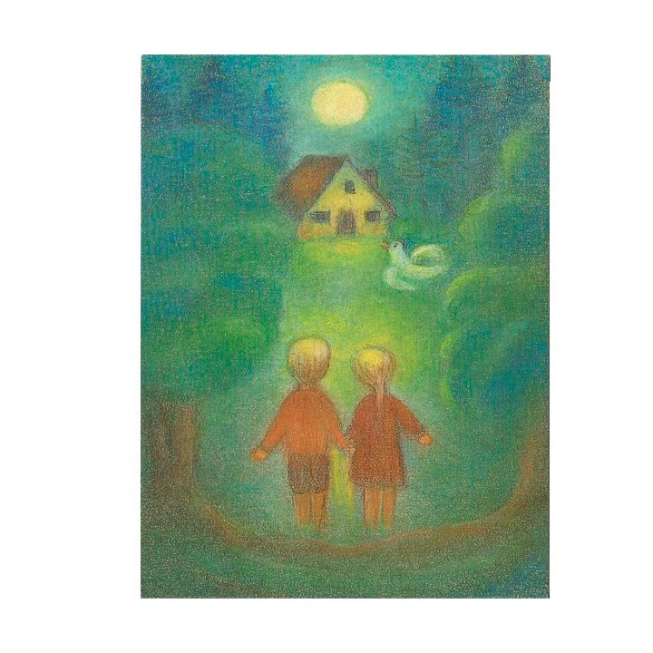 Postal Hansel y Gretel