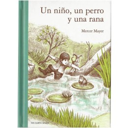 Un niño un perro y una rana