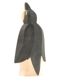Pingüino pico arriba.