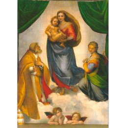 Postal - Madonna Sixtina