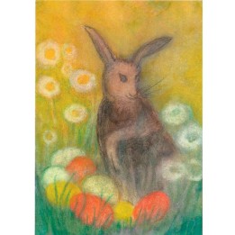 Postal Liebre de Pascua