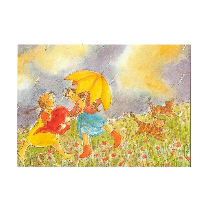 Postal Día de lluvia