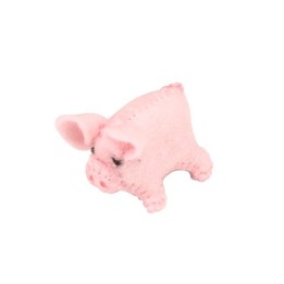 Cerdito de fieltro pequeño.