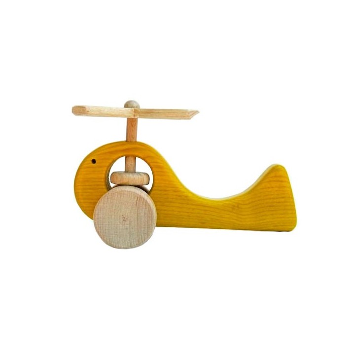 Helicóptero de madera