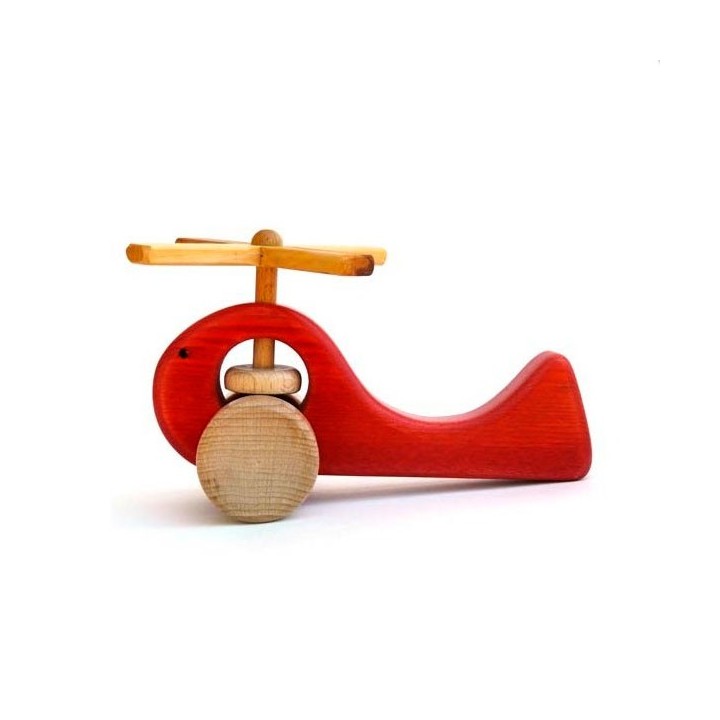 Helicóptero de madera