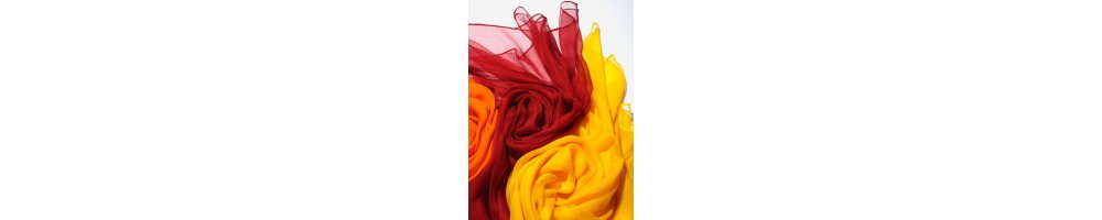 Chal de seda chiffon