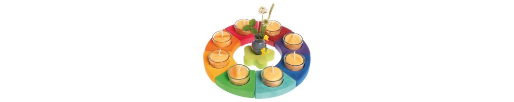 Piedras, Velas y transparencias